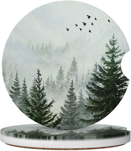 الوردي القوس الحب القلب حامل كأس السيارة كوستر 2 حزمة الوقايات سيارة السيراميك ماصة لحاملي الكأس اكسسوارات السيارات الداخلية للنساء الرجال العالمي المضادة للانزلاق قاعدة الفلين كأس الوقايات مع الشق الإصبع in Kuwait