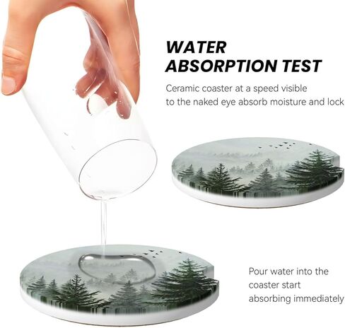 الوردي القوس الحب القلب حامل كأس السيارة كوستر 2 حزمة الوقايات سيارة السيراميك ماصة لحاملي الكأس اكسسوارات السيارات الداخلية للنساء الرجال العالمي المضادة للانزلاق قاعدة الفلين كأس الوقايات مع الشق الإصبع in Kuwait