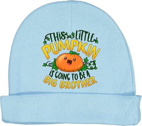inktastic This Little Pumpkin is Going to Be a Big Brother Baby Beanie Hat in Saudi Arabia