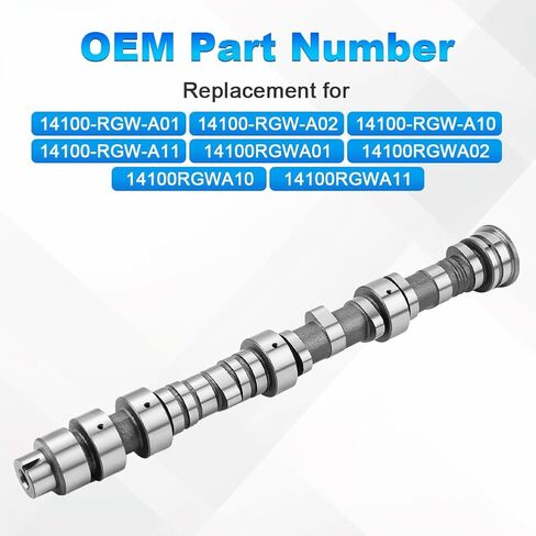 Engine Front Camshaft Compatible with Honda Odyssey 2008-2017 Honda Pilot 2009-2015 3.5L V6 Replacement for 14100-RGW-A01 14100-RGW-A02 14100-RGW-A10 14100-RGW-A11 Camshaft in Saudi Arabia