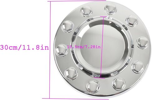 labwork 1 Piece Front Wheel Chrome Center Hub Cap Cover Hubcap Replacement for Ram 4500 5500 2011-2018 in Saudi Arabia