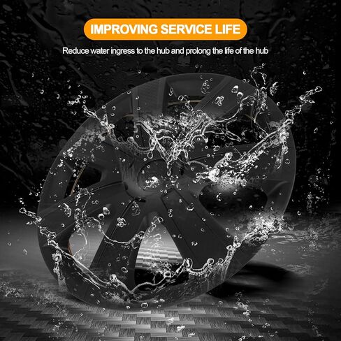 OCPTY خالية من التآكل وقوية كاملة مقاومة للحرارة والتأثير درجة استبدال OEM 4 قطعة 13 بوصة Hubcap غطاء العجلة in Kuwait