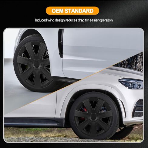 OCPTY خالية من التآكل وقوية كاملة مقاومة للحرارة والتأثير درجة استبدال OEM 4 قطعة 13 بوصة Hubcap غطاء العجلة in Kuwait