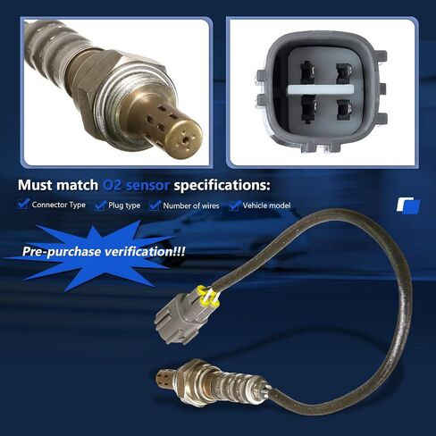 Maxfavor 234-4261 O2 Sensor Oxygen Sensor Downstream Fit for Toyota Lexus Camry Tacoma 4Runner ES330 RAV4 Solara ES300 GX470 2003 2004 2005 2006 2007 2008 2009 Repalce 8946533250 O2 Sensor in Saudi Arabia