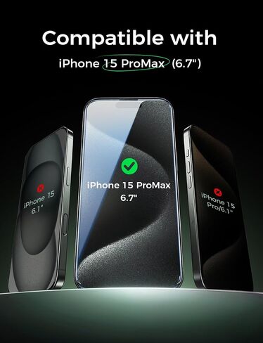 MAGIC JOHN 2 Pack لهاتف iPhone 16 Pro 6.3 بوصة واقي شاشة من الزجاج المقوى للخصوصية، إزالة تلقائية للغبار، خالية من الفقاعات، سهلة التركيب in Saudi Arabia