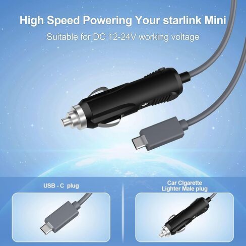 Gen 2 Adapter Starlink Ethernet Adapter for V2 Rectangle Dish Satellite Internet–RJ45 Gigabit Ethernet Adapter for Fast & Stable Network Connection(Grey)Compatible with Starlink Actuated Gen 2 in Saudi Arabia