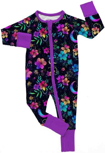 MamaLady Bamboo Pajama Sets, Baby Boy and Baby Girl, Toddler Pajamas, Two Way Zipper on Zippy, Two Piece Pajamas in Saudi Arabia