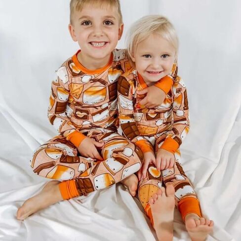 MamaLady Bamboo Pajama Sets, Baby Boy and Baby Girl, Toddler Pajamas, Two Way Zipper on Zippy, Two Piece Pajamas in Saudi Arabia
