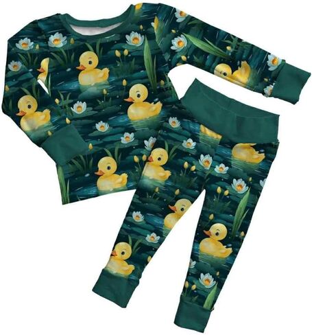 MamaLady Bamboo Pajama Sets, Baby Boy and Baby Girl, Toddler Pajamas, Two Way Zipper on Zippy, Two Piece Pajamas in Saudi Arabia