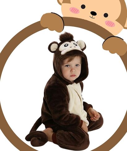 Seawhisper Halloween Animal Cosplay Costume for Kids Baby Onesie 12M-9 in Kuwait