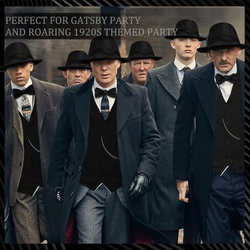 إكسسوارات ملابس رجالية أنيقة مكونة من 6 قطع من Roring 20's Custome لحفلة تحت عنوان Gatsby في عشرينيات القرن العشرين in Kuwait