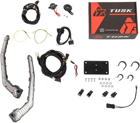 TUSK Plug and Play UTV Signal & Horn Kit with Accent Lights Compatible with Can-Am Maverick X3 Max X RS Turbo RR 72 Inch 2020-2024/X3 X RC Turbo RR 64 Inch 2022-2024 in Saudi Arabia