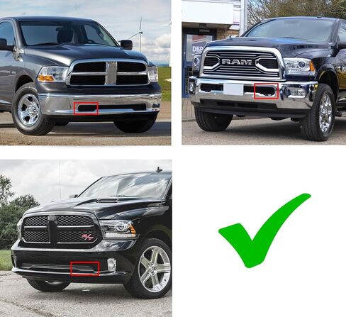 مجموعة مصابيح الضباب iJDMTOY Xenon White Mini-SR LED المتوافقة مع 2011-18 Dodge RAM 1500، تتضمن (2) أشرطة إضاءة LED عالية الطاقة بيضاء 30 وات، ودعامات منطقة فتح خطاف السحب ومجموعة أسلاك مفتاح التشغيل/الإيقاف in Saudi Arabia