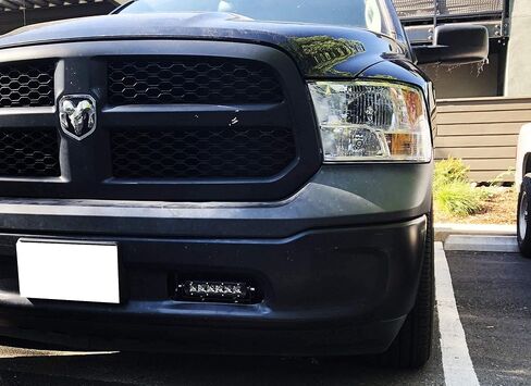 مجموعة مصابيح الضباب iJDMTOY Xenon White Mini-SR LED المتوافقة مع 2011-18 Dodge RAM 1500، تتضمن (2) أشرطة إضاءة LED عالية الطاقة بيضاء 30 وات، ودعامات منطقة فتح خطاف السحب ومجموعة أسلاك مفتاح التشغيل/الإيقاف in Saudi Arabia