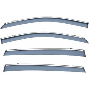 Car Windshield Rain Guards for Toyota Yaris MK2-XP90 2006-2010, Front Rear Window Wind Deflectors Visors Waterproof Deflector Windows Exterior Accessories in Kuwait