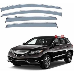 Car Windshield Rain Guards for Acura RDX TB3/4 2012-2017, Front Rear Window Wind Deflectors Visors Waterproof Deflector Windows Exterior Accessories in Saudi Arabia