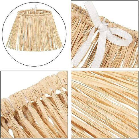 Hicarer 5 Pieces Scarecrow Straw Kit Raffia Scarecrow Costume Accessories Decoration Raffia Neck Arm and Ankle Ties for Party Accessory Halloween Decoration in Saudi Arabia