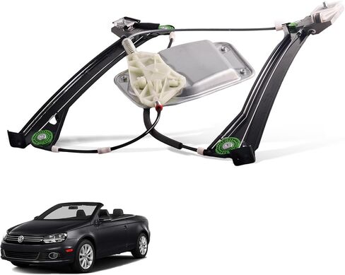 مجموعة منظم نوافذ الطاقة لجانب الركاب الأمامي الأيمن متوافقة مع 2008-2016 Volkswagen Eos استبدال 1Q0-837-462-G، 1Q0837462G in Saudi Arabia