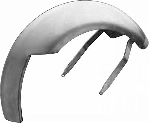 Raw Steel 8.5" Wide Custom Rear Fender With Supports Fits For Motorcycle Rigid Frame in Saudi Arabia