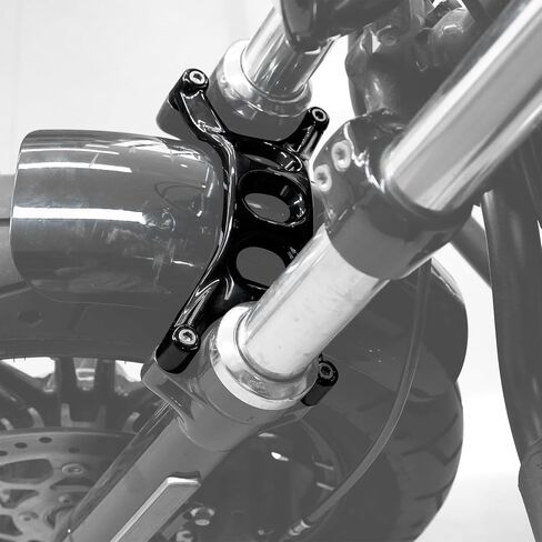 XMT-MOTO حامل شوكة الحاجز الأمامي مناسب لدراجة Harley Forty Eight XL1200X 2016-2022 أسود in Kuwait