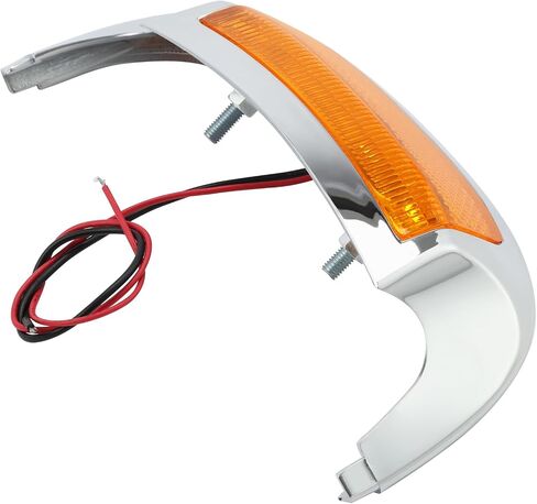 TCMT Front LED Fender Tip Amber Light Fit For Harley Electra Glide Ultra Limited FLHTK 2014-2023 Ultra Classic 2014-2019 Ultra Limited Low FLHTKL 2015-2019 Tri Glide Ultra Classic FLHTCUTG 2014-2023 in Saudi Arabia