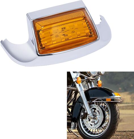 ضوء كهرماني LED أمامي من TCMT مناسب لـ Harley Electra Glide Ultra Limited FLHTK 2014-2023 Ultra Classic 2014-2019 Ultra Limited Low FLHTKL 2015-2019 Tri Glide Ultra Classic FLHTCUTG 2014-2023 in Saudi Arabia