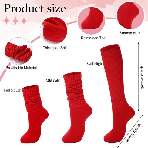 41 Pcs Sock Charms Kit with 4 Pairs Slouch Socks for Women, Jewelry Charms Pins Brooches for Women, Pearl and Rhinestone with Safety Pins, DIY Accessories for Decorating Shoe Sneakers in Saudi Arabia