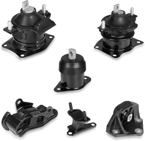 Engine Motor Mount Kit and Transmission Mount A4526 A4517 A4527 A4524 A4544 A4525 Compatible for Honda Accord 3.0L Auto Trans 2003-2007 (Set of 6) in Saudi Arabia