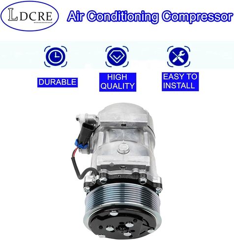 4034409C4 AC Compressor,Fit for 2014-2019 International Durastar 4300 4400 4300LP MV607, Air Conditioning Compressor Replaces 4034409C1 4034409C2 4034409C3 QP1934 in Saudi Arabia