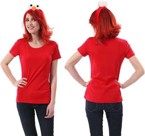 Halloween Red Monster Costume Include Monster Headband,Tutu Skirt,Gloves and Socks for Women Party Cosplay in Saudi Arabia