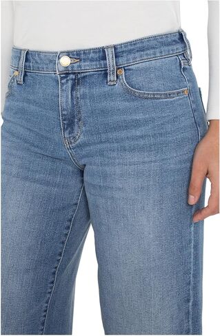 Liverpool Women's Morgan Mid-Rise Cuffed Wide Leg Jean 27'' Inseam in Saudi Arabia