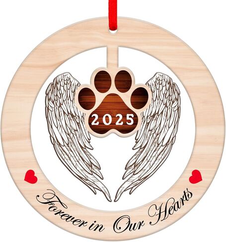FLYAB Christmas in Heaven Ornament Hummingbird Christmas Ornaments Memorial Christmas Tree Ornaments in Memory of Loved One Ornaments for Christmas Tree Decorations Sympathy Cardinal Gifts in Saudi Arabia