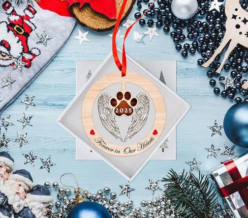 FLYAB Christmas in Heaven Ornament Hummingbird Christmas Ornaments Memorial Christmas Tree Ornaments in Memory of Loved One Ornaments for Christmas Tree Decorations Sympathy Cardinal Gifts in Saudi Arabia
