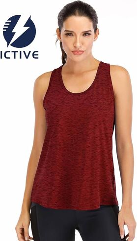 Workout Tops for Women Loose Fit Racerback Tank Tops for Women Mesh Backless Muscle Tank Running Tank Tops in Saudi Arabia