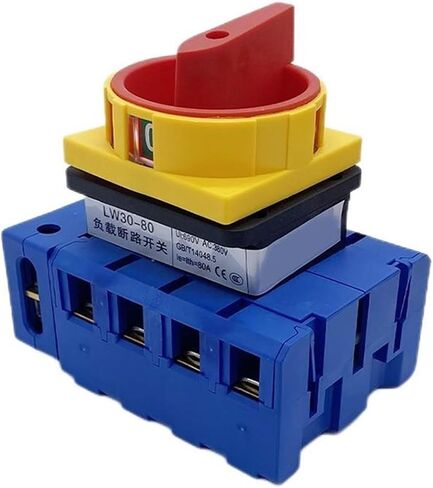80A Isolation Switch LW30-80/5P Three-Phase Five-Wire Load Isolation Power Supply Cut-Off Silver Contact Rotary cam Switch in Saudi Arabia