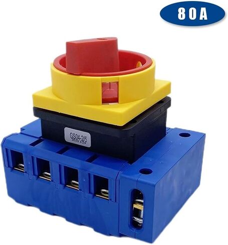 80A Isolation Switch LW30-80/5P Three-Phase Five-Wire Load Isolation Power Supply Cut-Off Silver Contact Rotary cam Switch in Saudi Arabia