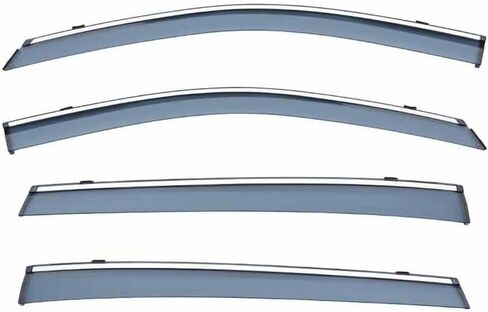 Car Windshield Rain Guards for Toyota Yaris MK2-XP90 2006-2010, Front Rear Window Wind Deflectors Visors Waterproof Deflector Windows Exterior Accessories in Saudi Arabia