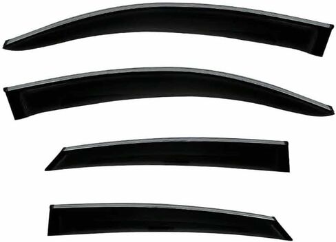 Car Windshield Rain Guards for Mercedes Benz GLE-Class Coupe C167 2020, Front Rear Window Wind Deflectors Visors Waterproof Deflector Windows Exterior Accessories in Saudi Arabia