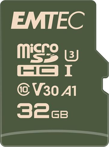 EMTEC 32GB Outdoor SD Card - UHS-I U1 V10 - IPX7 protection - ideal for full HD videos in Kuwait