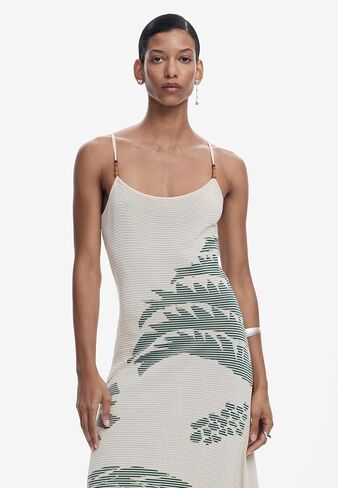 Desigual Women's Palm Texture Dress in Saudi Arabia