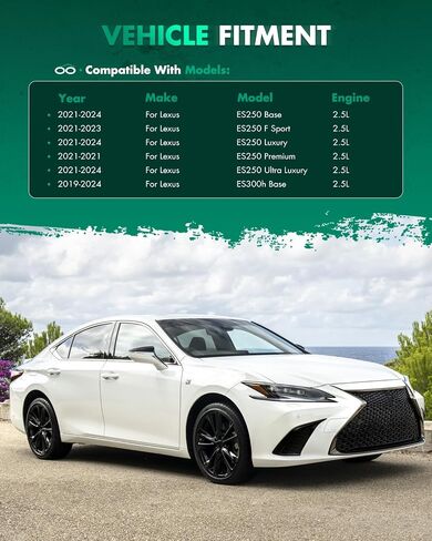 SCITOO ABS Spoiler for 2019-2023 for Lexus for ES300h,2019-2023 for Lexus for ES350 Trunk Spoiler Roof Lip Kit, Rear Spoiler Wing, Car Rear Spoiler Exterior Rear Spoiler Kit (Matte Black) in Saudi Arabia