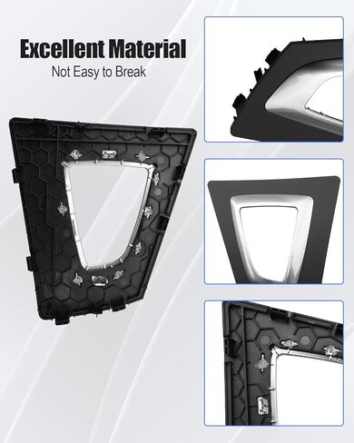 غطاء إطار ناقل الحركة الأسود مناسب لسيارات BMW 3 4 Series F30 F31 F34 F35 F32 F33 F36 2013-2020، لوحة مقبض ناقل الحركة لصندوق التروس استبدال 51169234131 in Saudi Arabia
