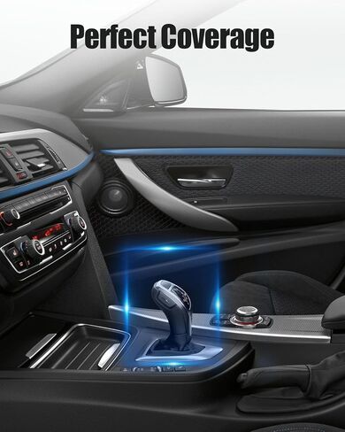 غطاء إطار ناقل الحركة الأسود مناسب لسيارات BMW 3 4 Series F30 F31 F34 F35 F32 F33 F36 2013-2020، لوحة مقبض ناقل الحركة لصندوق التروس استبدال 51169234131 in Saudi Arabia