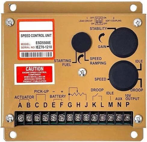 ESD5500E Diesel Generator Governor Speed Controller Engine Actuator Magnetic Speed Sensor DC Motor Control Board Genset Parts(ESD5500E Copy) in Saudi Arabia