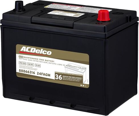 ACDelco Gold 24FAGM (88866316) 36 Month Warranty AGM BCI Group 24F Battery in Saudi Arabia