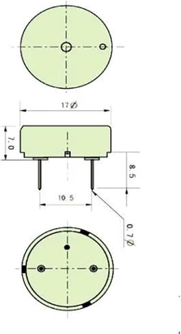100pcs SFM380 Active 12V 24V 220V Buzzer 4310 piezoelectric DC Buzzer car Dedicated Continuous Sound in Saudi Arabia
