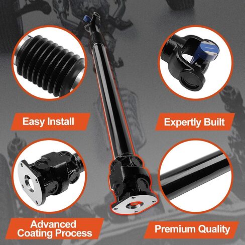 65-9546 Front Complete Drive Shaft Prop Shaft Driveshaft Assembly Compatible with Ford F-250 F-350 F-450 F-550 Super Duty 2003-2010, 4WD DIESEL, Replace OE 5C3Z-4A376-F, 3C3Z4A376AA in Saudi Arabia