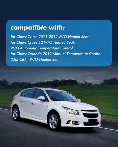 ECCPP 95017054 Climate Control Module AC Heater Climate Control Panle Switch 2011-2015 for Chevrolet Cruze 2012-2012 for Chevrolet Orlando in Saudi Arabia