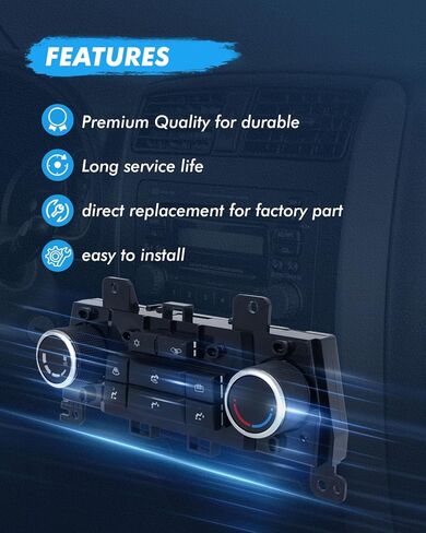 ECCPP 95017054 Climate Control Module AC Heater Climate Control Panle Switch 2011-2015 for Chevrolet Cruze 2012-2012 for Chevrolet Orlando in Saudi Arabia