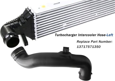 13717571350 Turbo Intercooler Hose Fit for BMW 2011-2018 X5 xDrive35i sDrive35i 2008-2019 X6 xDrive35i sDrive35i 3.0L L6 Air Intake Hose Engine Code N55B30A in Saudi Arabia